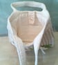 Decorated Cream Handbag with Flowers and Butterfly.  Crocheted. Reduced Price - Image 3