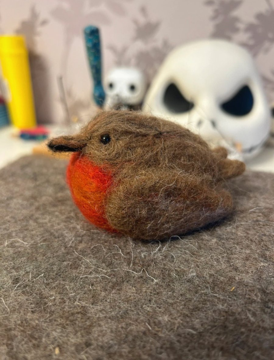  Rosie - Needle Felted Robin