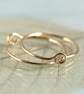 Gold Hoops 14 ct 16 mm Gold Fill Sleeper Earrings Slim Golden  Eye Hook Closure - Image 2