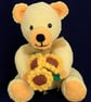 Special Occasion Yellow Bear with a Sunflower bouquet  - Image 1