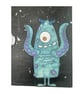Space Rectangle Children's Wall Art - Image 8