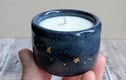 Soy wax candle pot