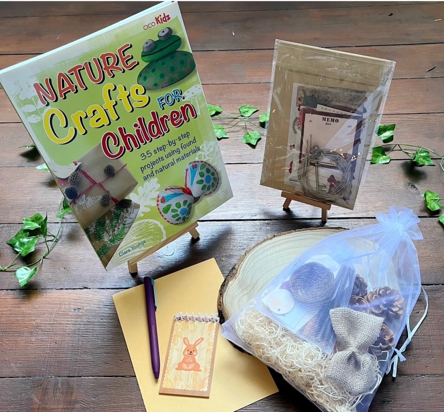 Children's nature craft bundle, nature book, crafts, craft bundle