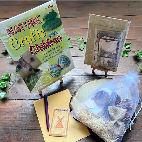 Children's nature craft bundle, nature book, crafts, craft bundle
