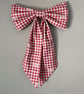 Christmas Bow Red Gingham - Medium  - Image 8