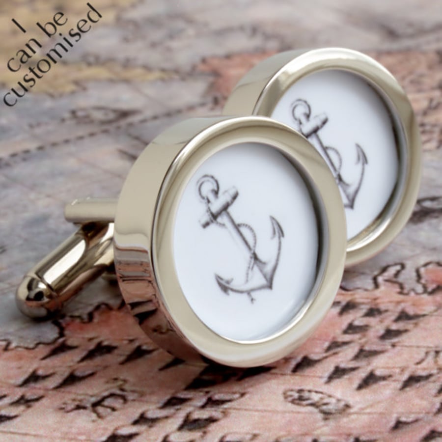 Anchor Cufflinks Nautical and Seaworthy