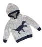 Knitting Pattern Dinosaur Hoodie (Velociraptor).  Digital Pattern - Image 1