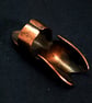 medieval etched shield ring - copper ring - armour ring - Image 4