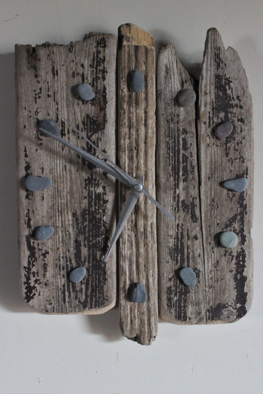 Driftwood wall clocks