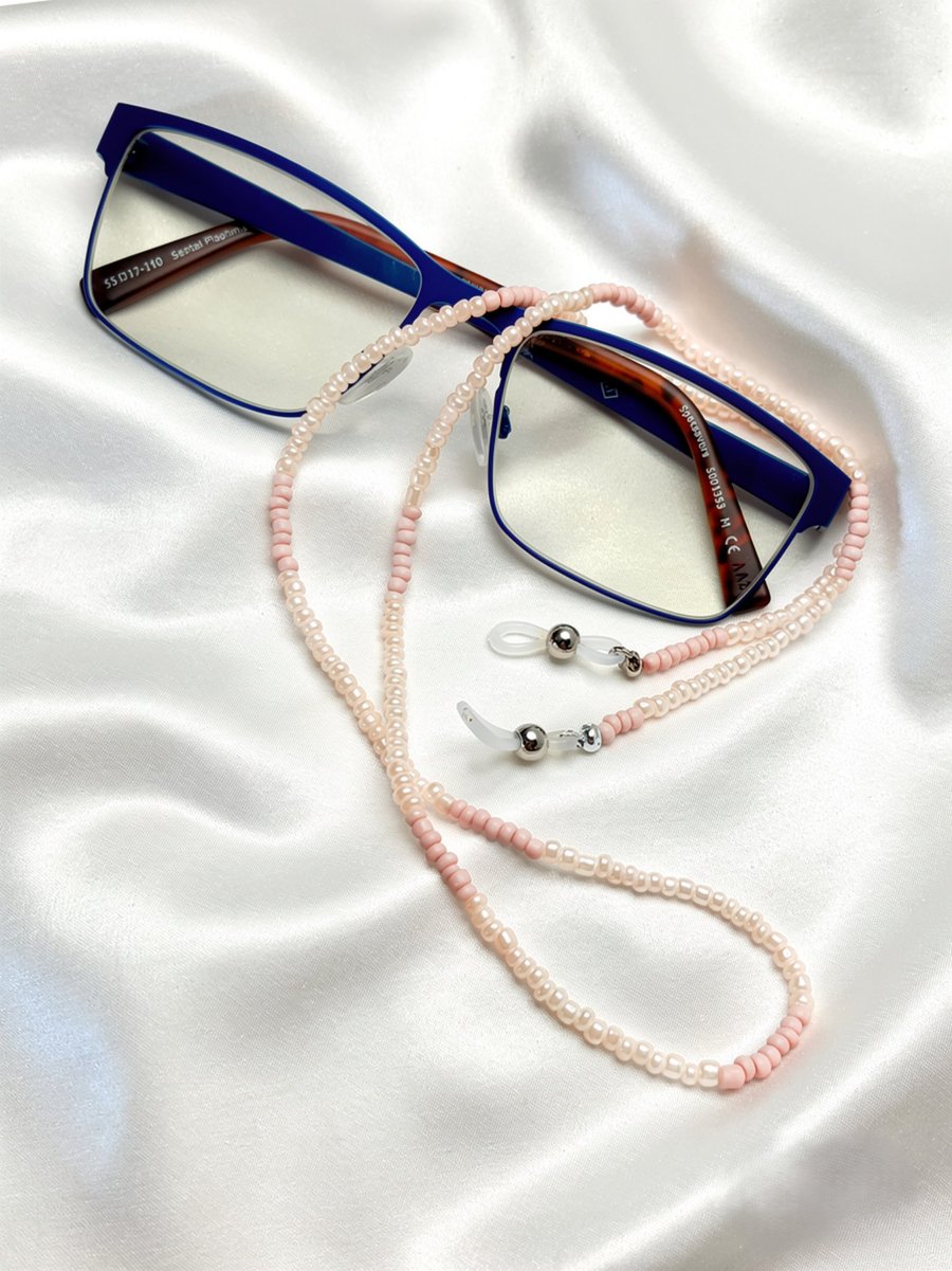  Peach Eye Glass Chain