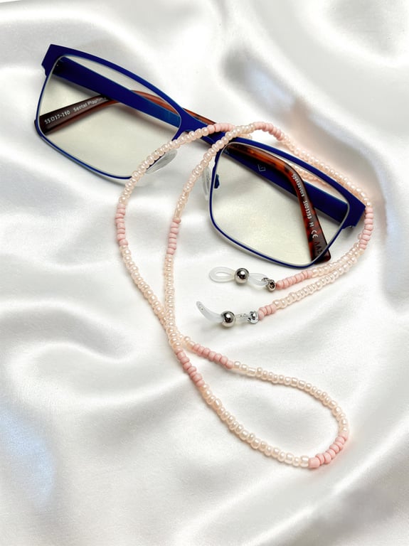  Peach Eye Glass Chain