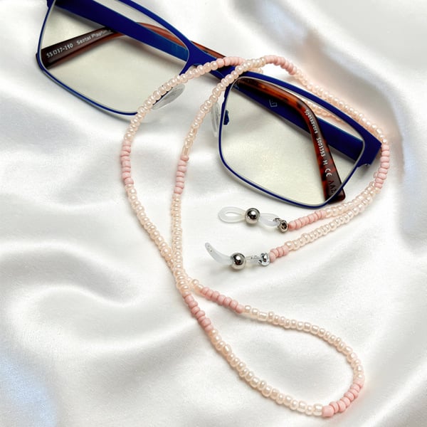  Peach Eye Glass Chain