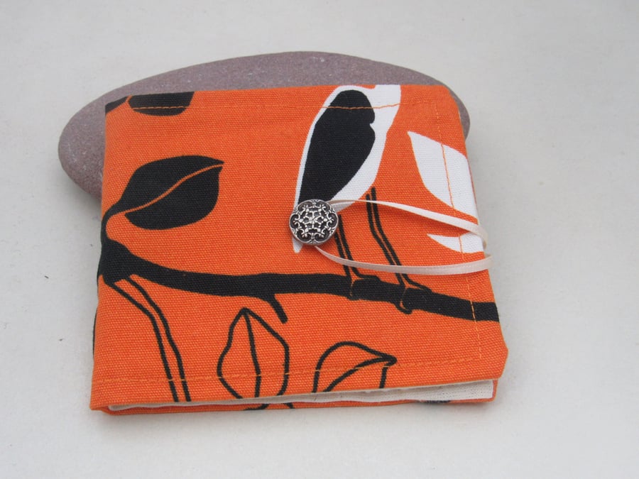 Handmade Vivid Orange Needlebook