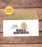 Baby Shower Personalised Money Wallet Card - cash gift envelope