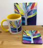 Soft Shades bundle. Mug, coaster, greeting card and fridge magnet. - Image 3