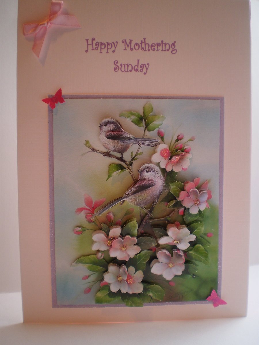 Reserved mothering sunday card