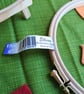 Craft kit - Tiger Roar hand appliqued and embroidered hoop picture - Image 7