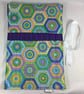 Full set of straight metal knitting needles in case with floral mandala print,  - Image 2