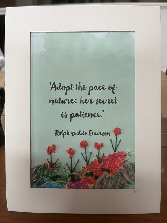 Adopt The Pace Of Nature