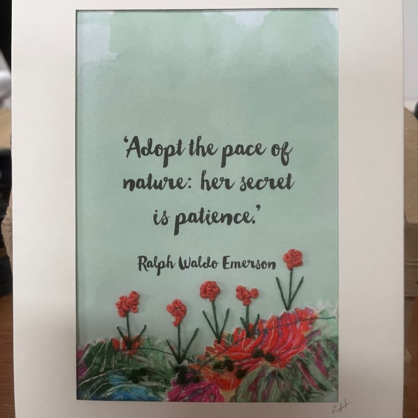 Adopt The Pace Of Nature