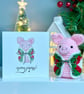 Merry Pigmas! Jolly HollyBerry Greetings Card - Image 5
