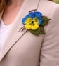 Handmade felted wool brooch - Image 3