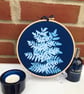 Pretty Fern Cyanotype Art- In an Embroidery Hoop - Image 5