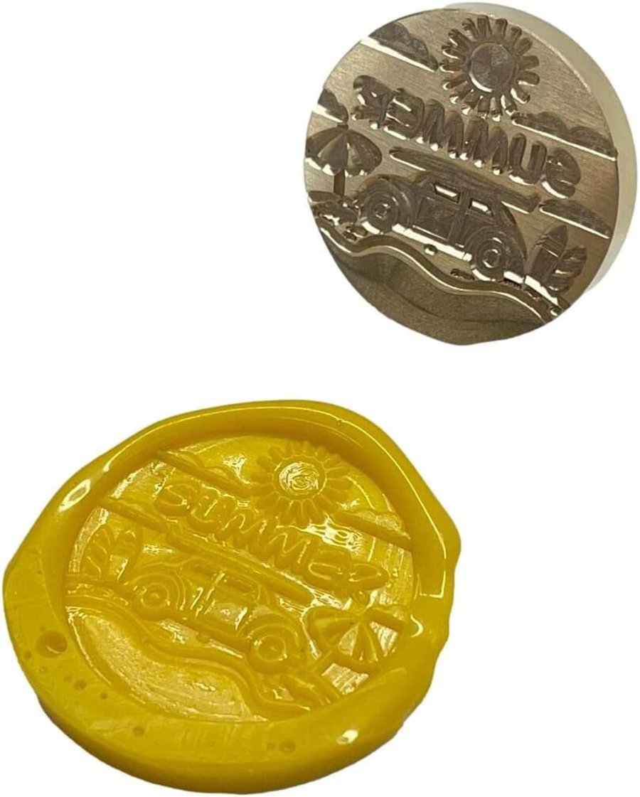 Wax Seal Brass Stamp 'Summer' 25mm Sealing Vintage Wax Stamp Head Only