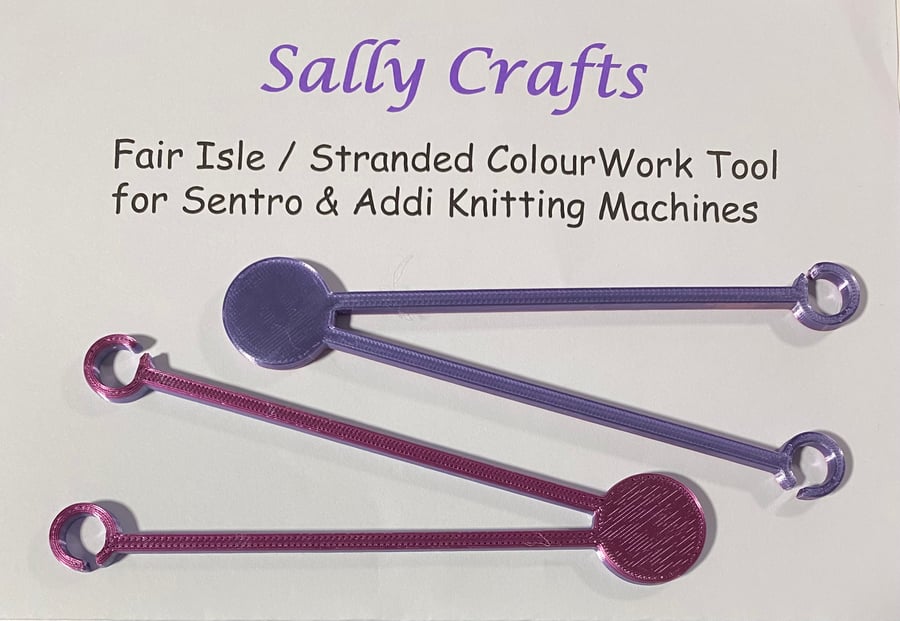 Stranded Colorwork Knitting Technique Tool for Sentro & Addi knitting machines