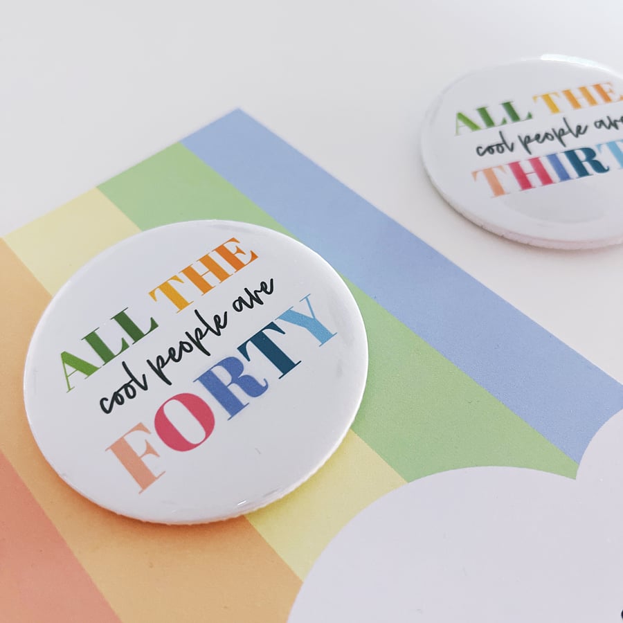 The Best People Birthday Badge