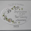 Handmade 30th anniversary card