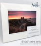 Tantallon Castle & Bass Rock, East Lothian - A5 (10" x 8") Unframed Print