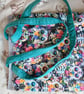 Handmade tote bag "day of the dead cat"