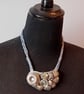 Silver Button Necklace - Image 1