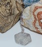 Fine Silver Hexagon Pendant - Image 2
