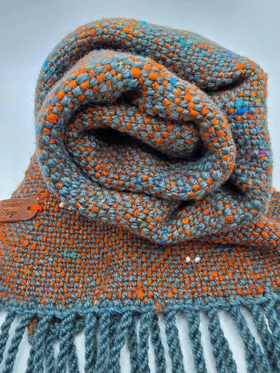 Beautiful silk and wool scarf