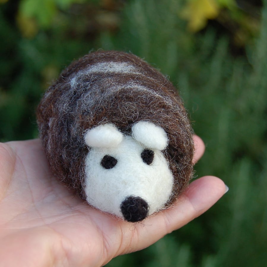 Cute Hedgehog - wool hedgehog, needle felt hedgehog