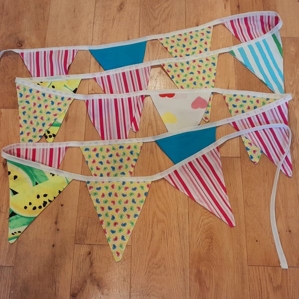 Hearts and Stripes bunting