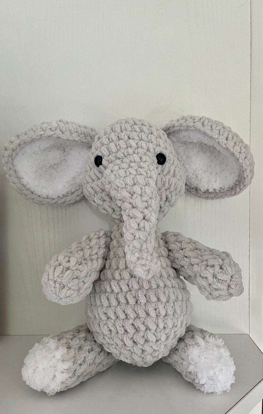Crochet amigurumi elephant plushie teddy stuffed animal soft toy crochet gifts 