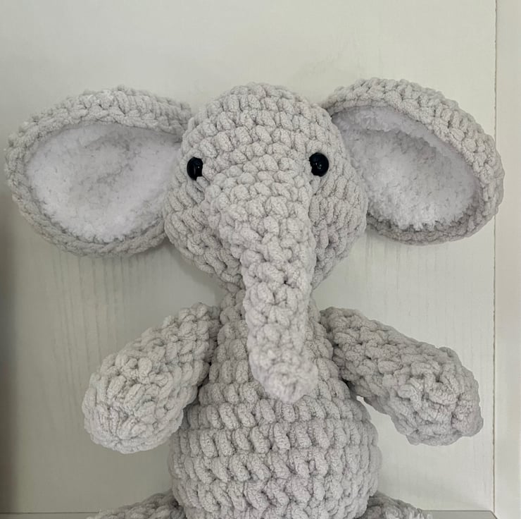 Crochet elephant best sale stuffed animal