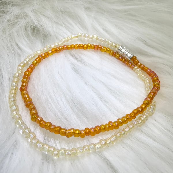 Double twist bracelet