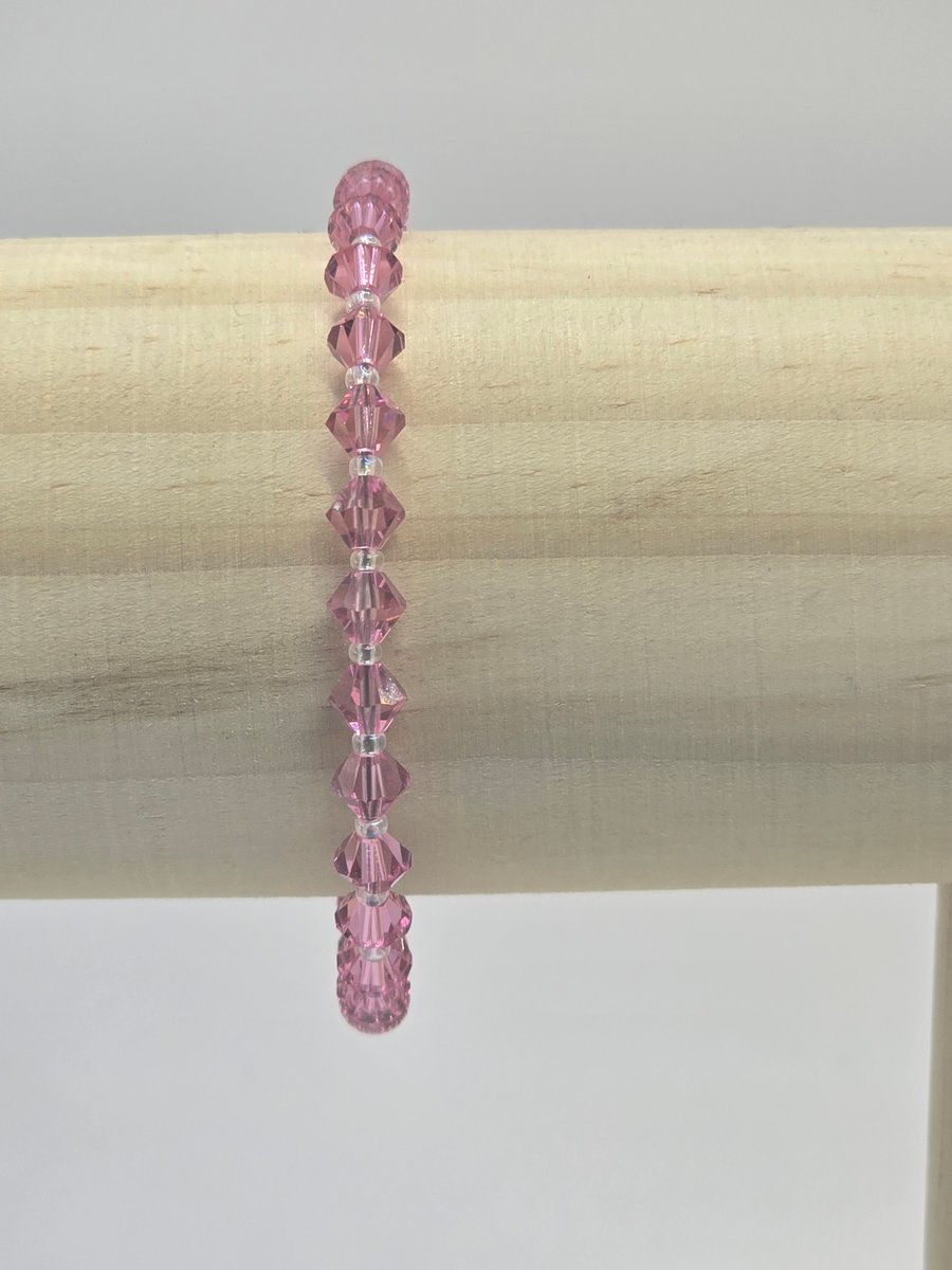 Preciosa Crystal Bracelet -  Rose