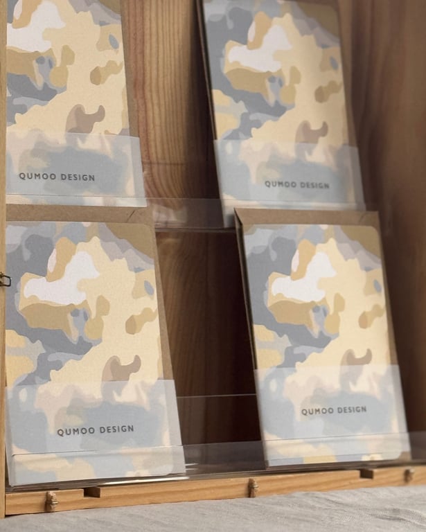 Is it going to rain? Card golden clouds blank greetings card (QM232)