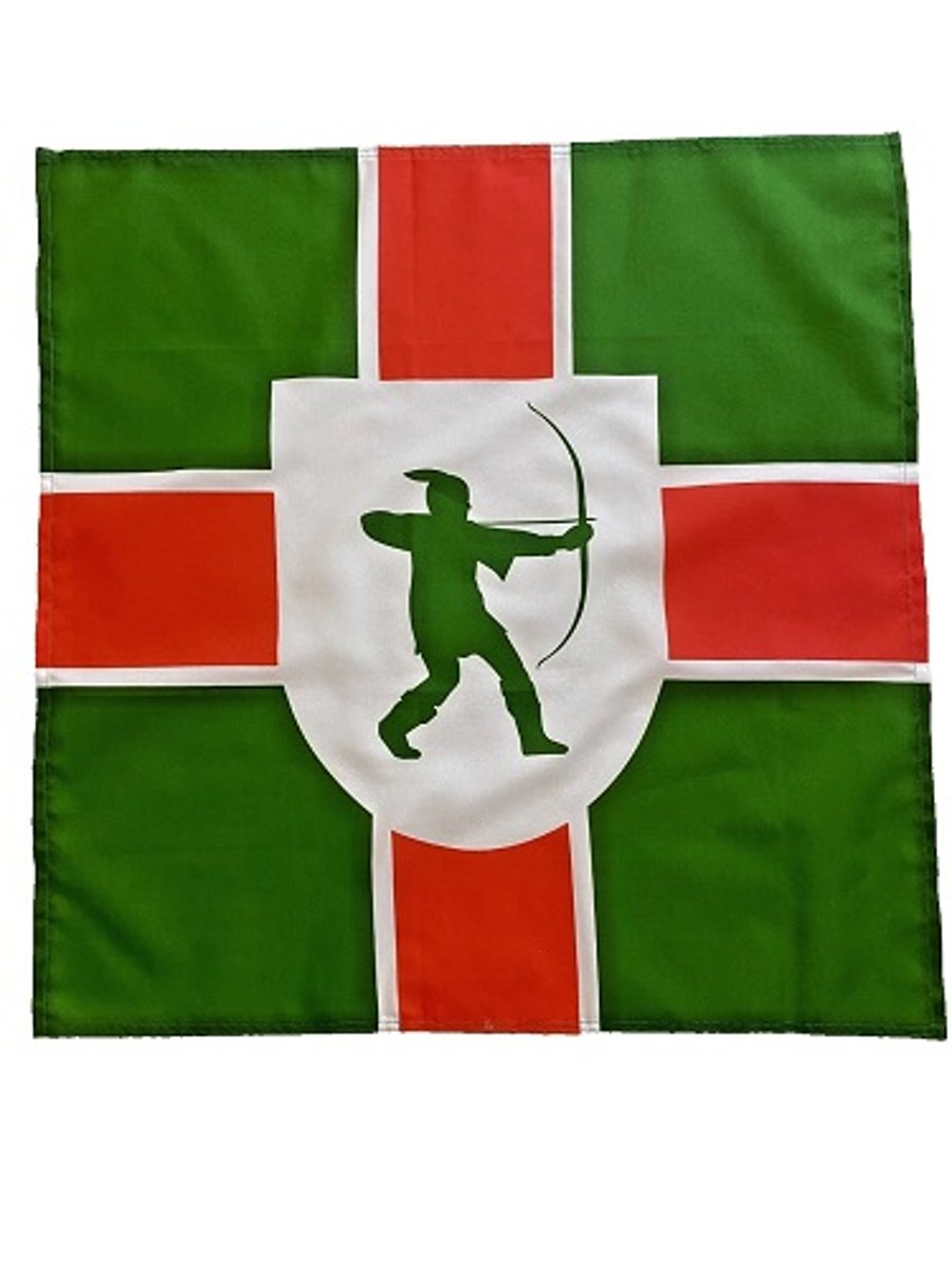 23" x 23" 59 x 59 cm Nottinghamshire Nottingham Flag Bandana Head Scarf Neck Tie