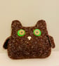  Summer Seconds Knitted  brown owls with  button eyes - Image 2