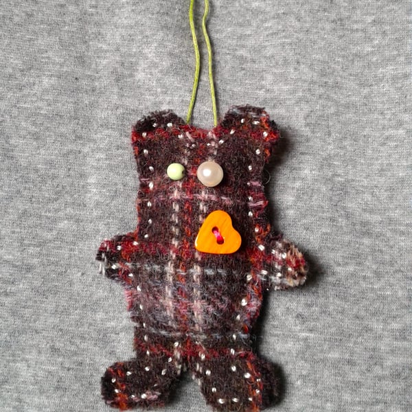 Odd Bod, a 3" bear to hang up and make you smile.