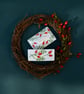 Rose Hip Butter Dish Butter Dish - Hand Painted - Image 4