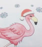 Christmas Flamingo Card - Image 4