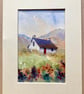Irish Cottage Wicklow original fine art watercolour artist signed