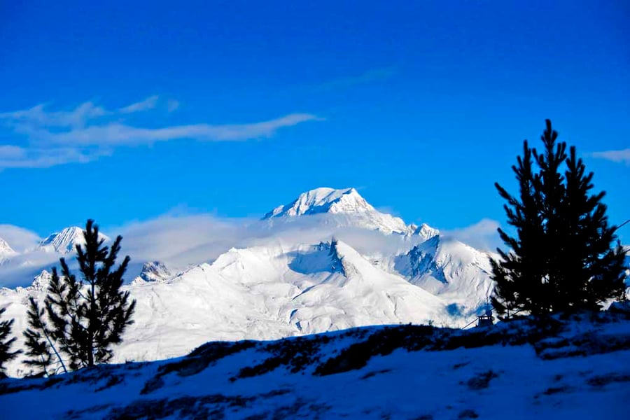 Mont Blanc Les Arcs French Alps France Photograph Print